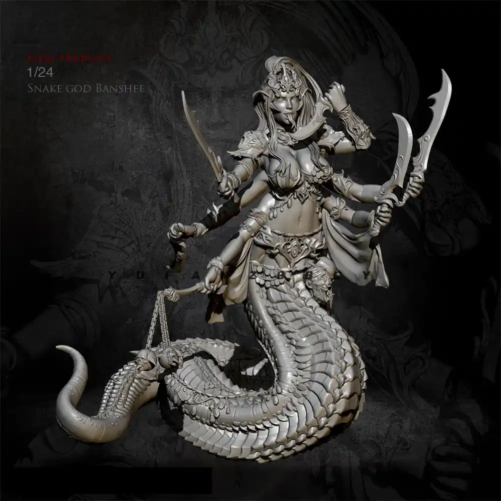75mm Snake Demon Resin Figure 1 24 Scale Model Kit Assembly Models Resin Kit Colorless Self Assembled Toys Td 2277 Model Building Kits Aliexpress