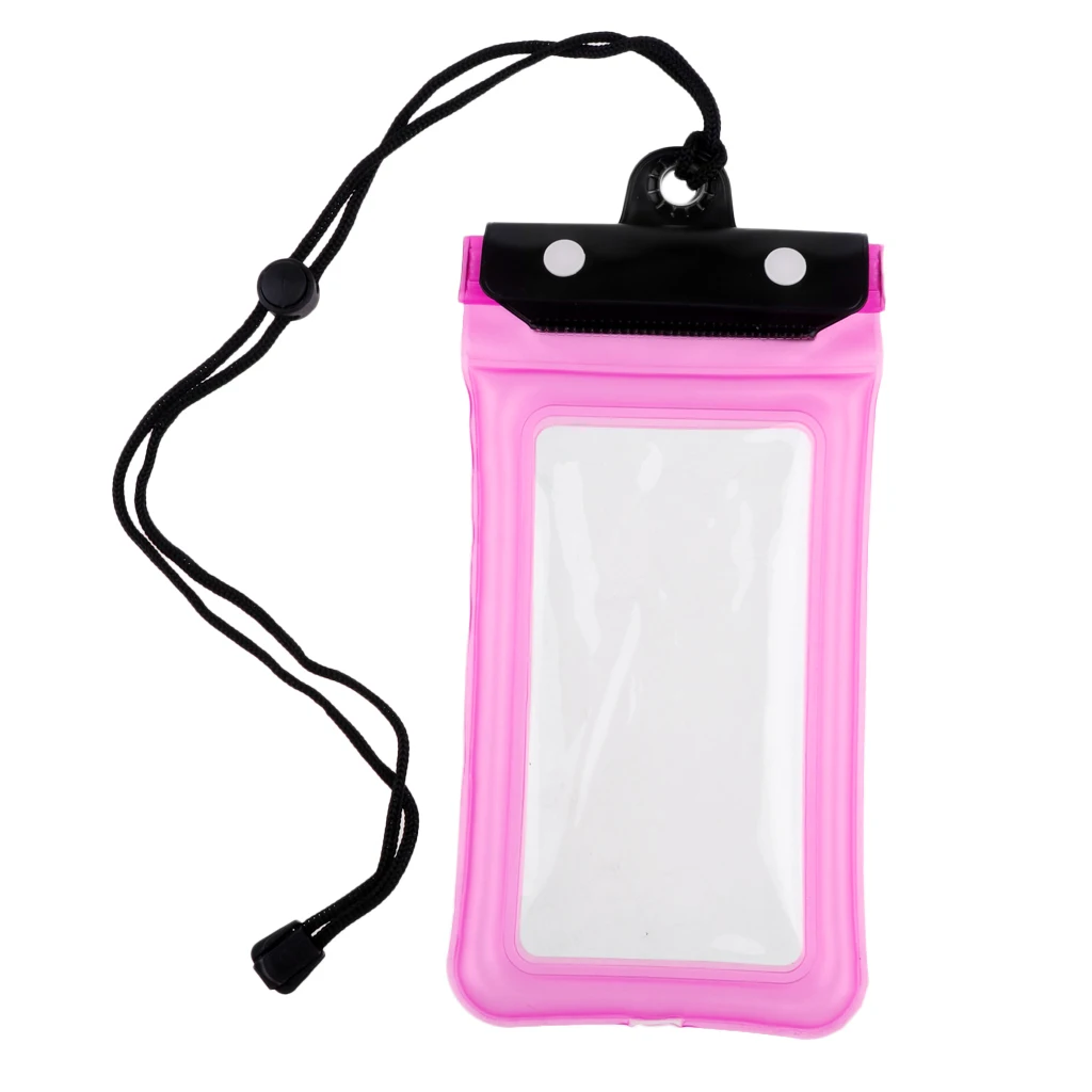 Double Locked Waterproof Phone Case Pouch Cover Holder Swimming Dive Dry Bag Fits Most Smart Phones up to 6.0