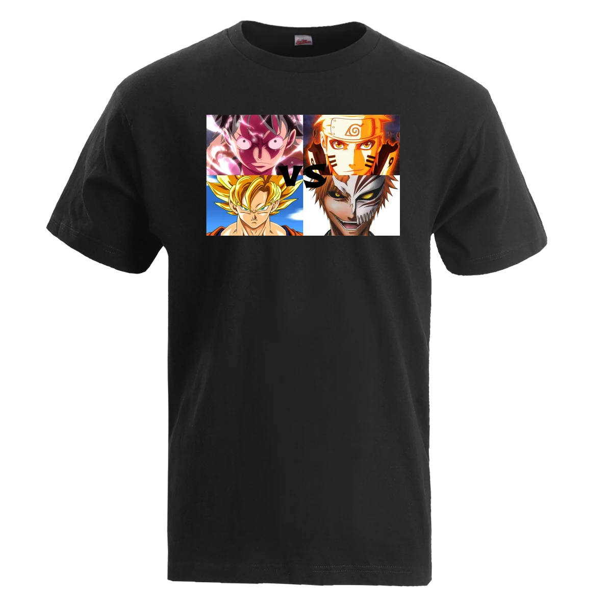 

One Piece Dragon Ball Naruto Bleach T Shirts Men Summer 2019 Japan Anime Shirt Luffy Kurosaki Ichigo Uzumaki 100% Cotton T-Shirt
