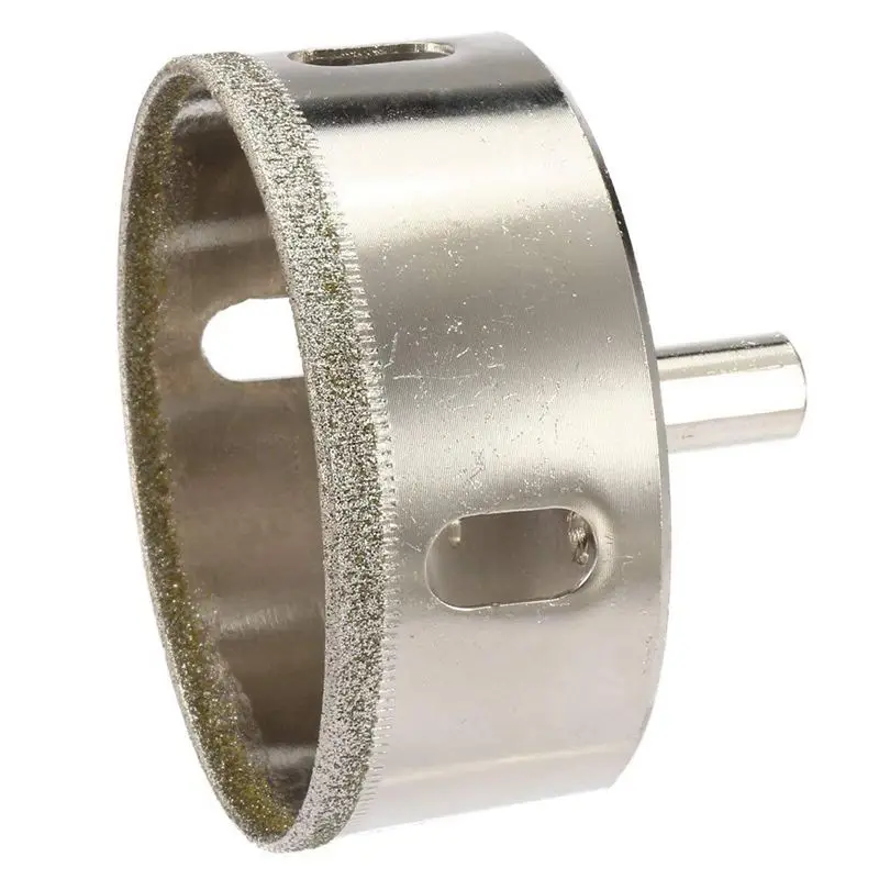BMBY-70mm диаметр Алмазные частицы покрытие наконечник отверстие пилы сверло для стекла