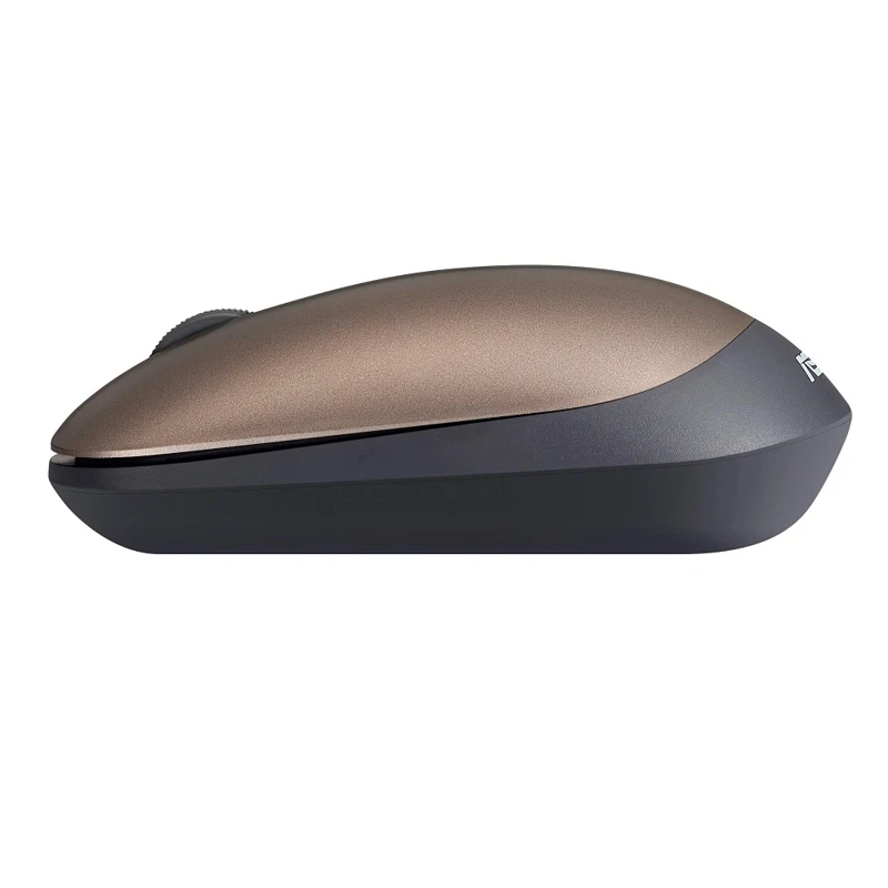 Мышь ASUS WT205 Gold/Black оптическая, беспроводная, 1200 dpi, USB, цвет: золотой/черный