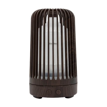 

Hot Humidifier, Aroma Humidifier, Bird Cage Wood Grain Smart Office Humidifier, Baby Silent Spray Night Light(EU Plug)