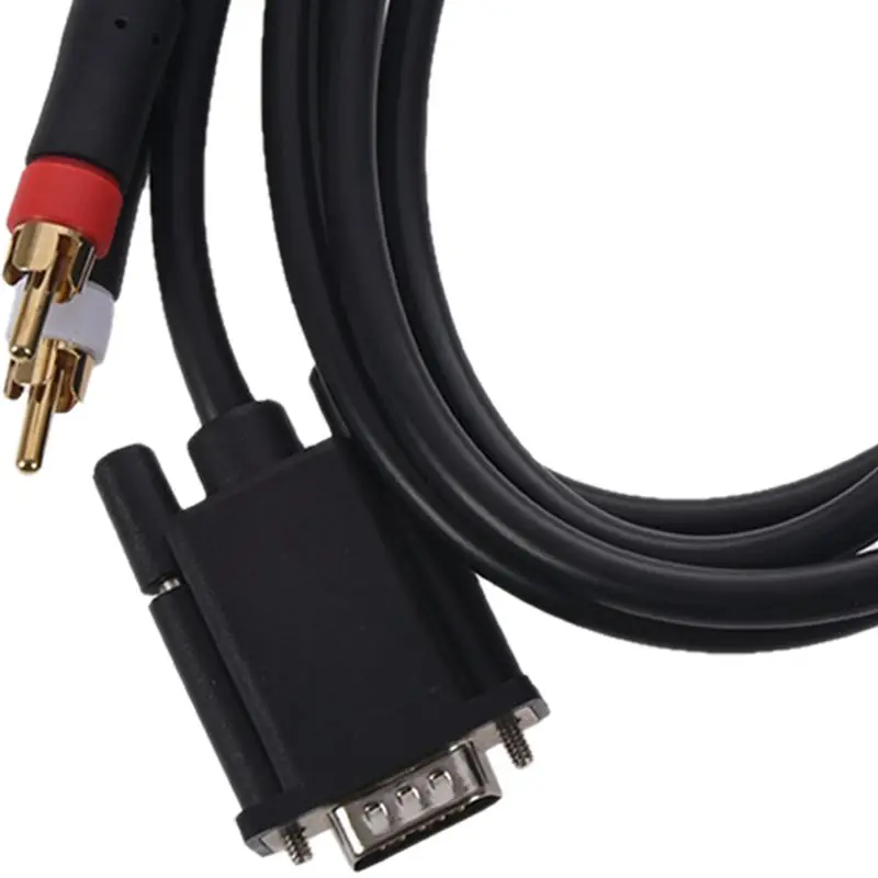 ABKT-VGA кабель высокой четкости RCA Звуковой адаптер HD Box PAL NTSC для SEGA Dreamcast