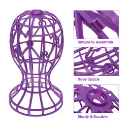 Пластиковая шляпа подставка для парика сушилка портативная и складная для использования в путешествиях инструменты для волос вешалка для