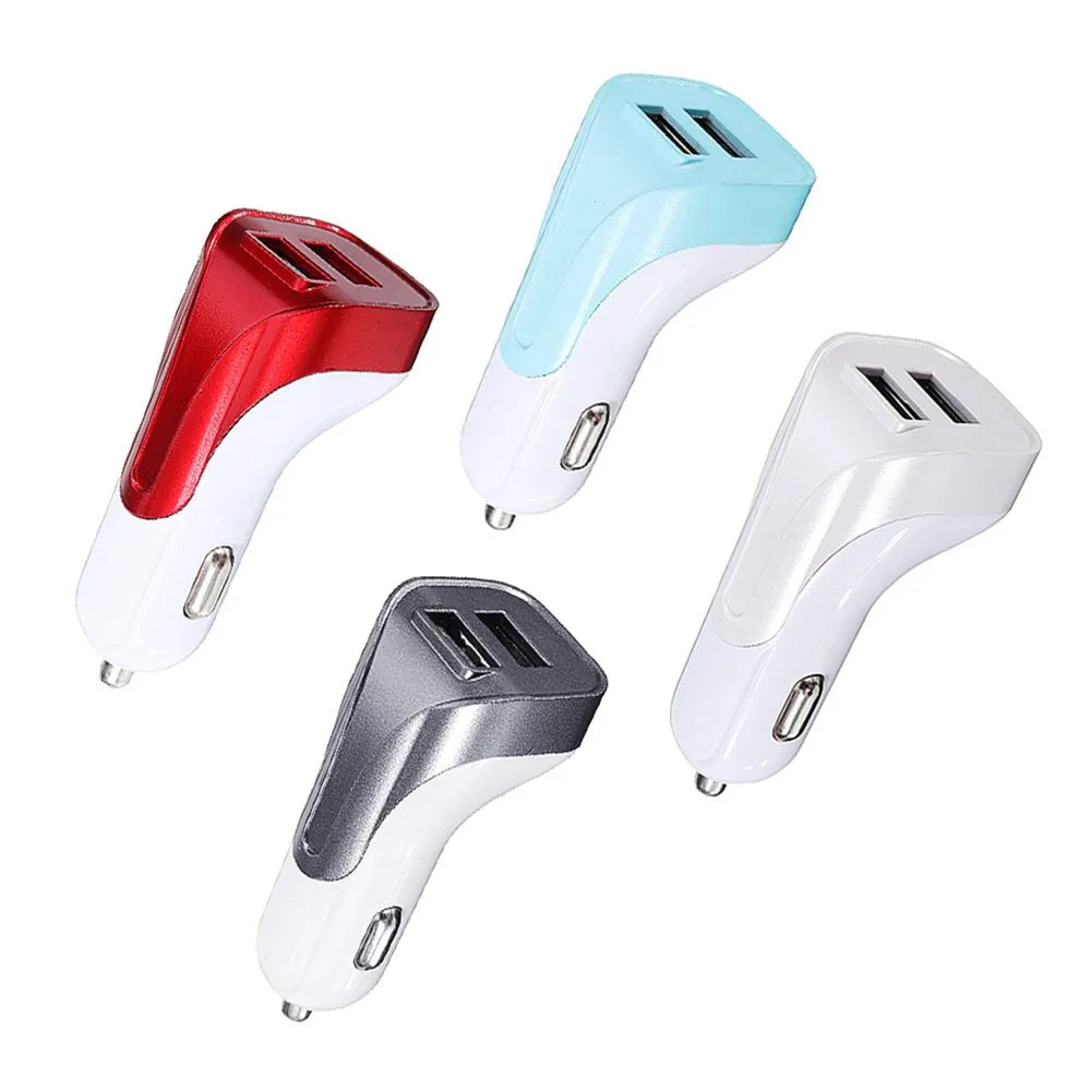 

Car Truck Dual 2 Port USB Mini Charger Adapter for iPhone 11 10 8 7 6 Huawei P30 Samsung Galaxy S20 S10 S8 celular 12V-24V Power