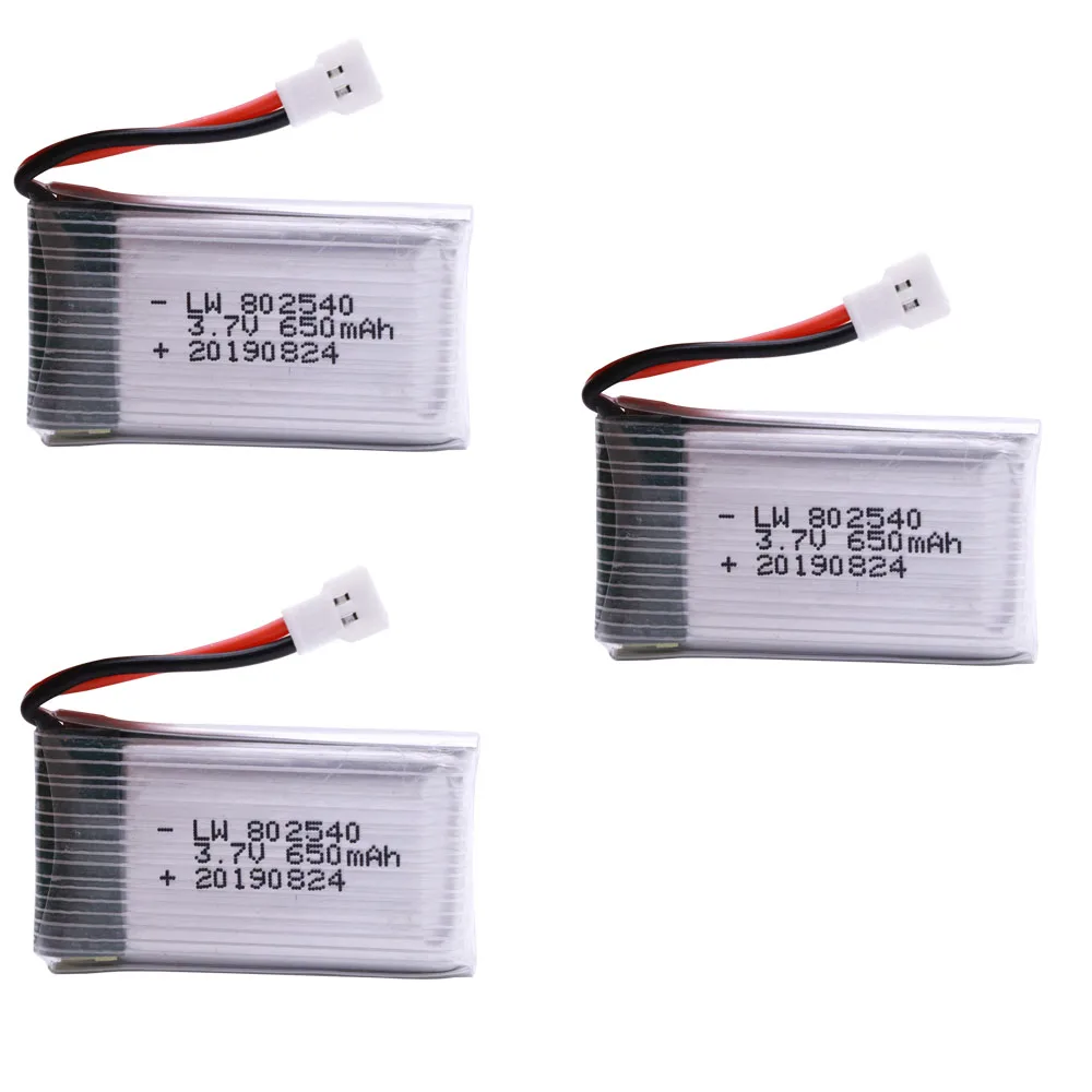 Зеленый 3,7 V 650mAh литий-полимерный Батарея и usb Зарядное устройство для SYMA X5C X5C-1 X5 X5SC X5SW M68 K60 HQ-905 CX30 Квадрокоптер с дистанционным управлением Батарея 3,7 V 802540 - Цвет: Зеленый