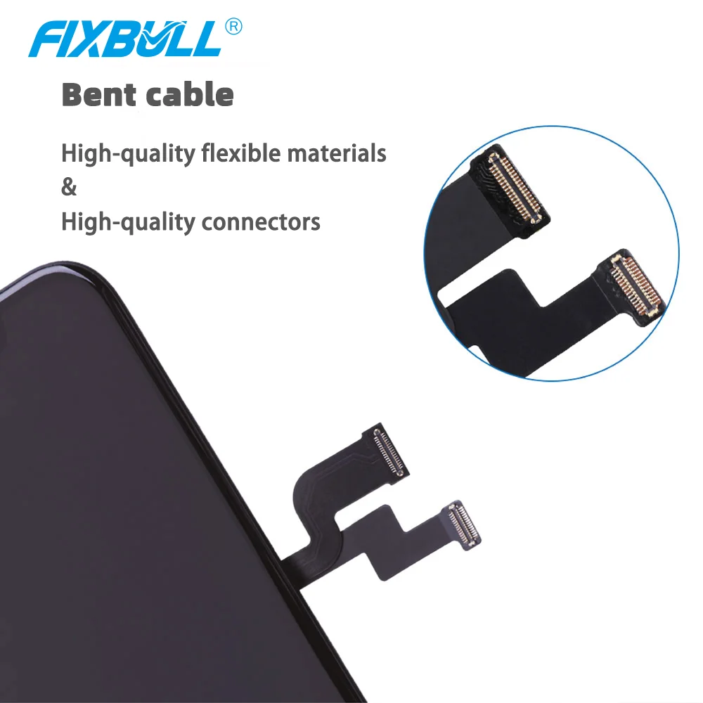 FIXBULL 100% протестированный дисплей для iPhone X Xr Xs 11 TFT с 3D сенсорной заменой AAAA ЖК