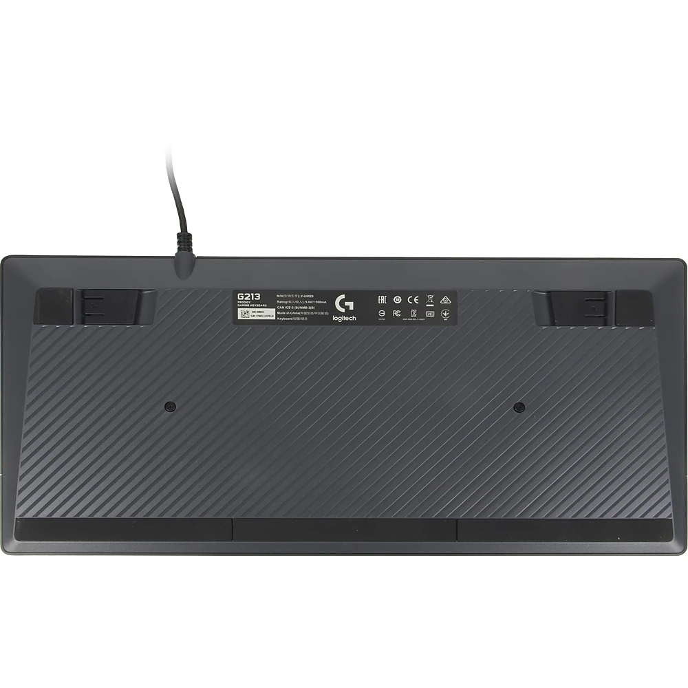 Клавиатура Logitech G213 Prodigy RGB черный USB Multimedia for gamer LED