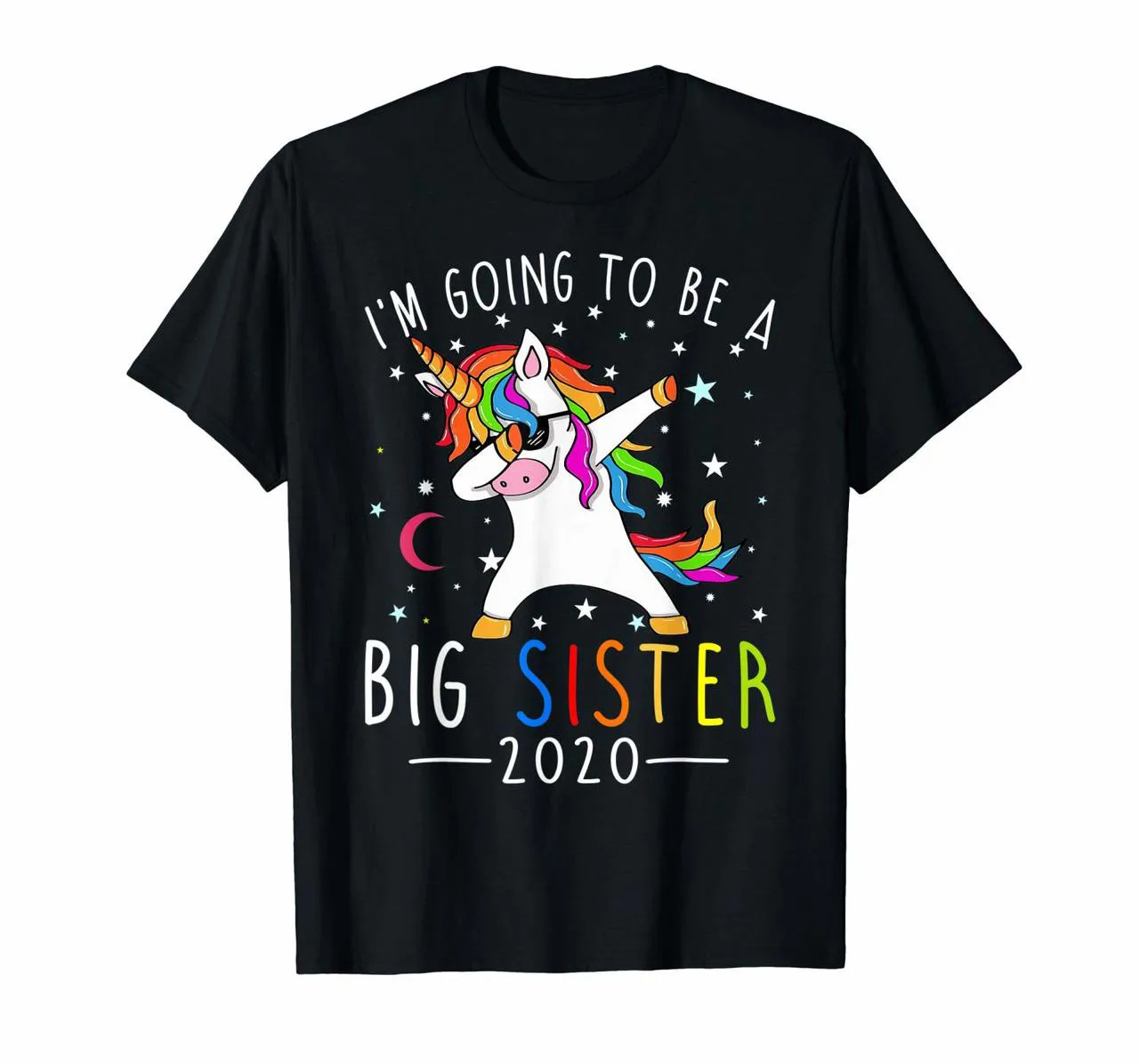 I'm To Be A Big Sister 2020 футболка с единорогом S1435 для мужчин женщин девушек футболки