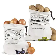 2 szt Kuchnia torby do przechowywania warzyw cebula do przechowywania ziemniaków torby ze sznurkiem kuchnia czosnek imbir owoce warzywa torby tanie i dobre opinie OUNONA CN (pochodzenie) Możliwość personalizacji Z włókna roślinnego Storage Bag Kitchen Drawstring Bag Potatoes Bag