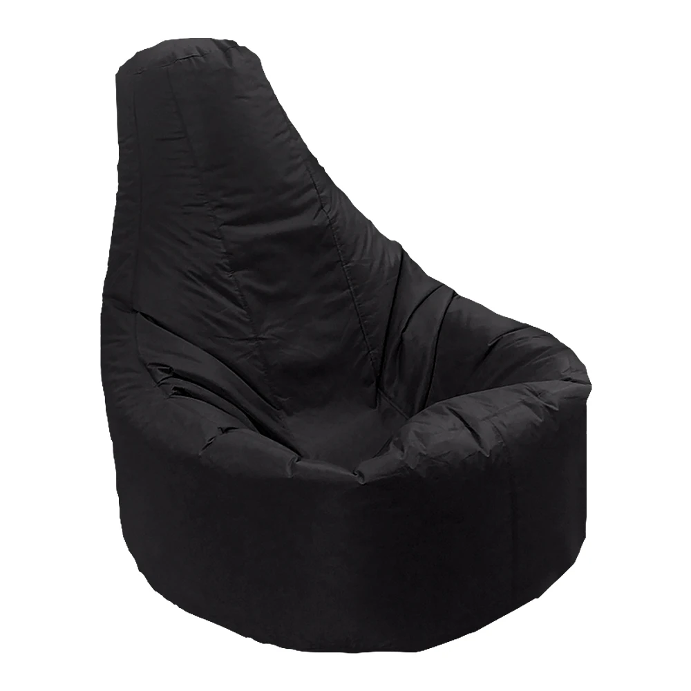 Большой маленький ленивый чехол для диванов, стулья без наполнителя, Кресло-мешок для сидения, пуховое кресло, татами, кресло для гостиной, спальни - Цвет: Черный