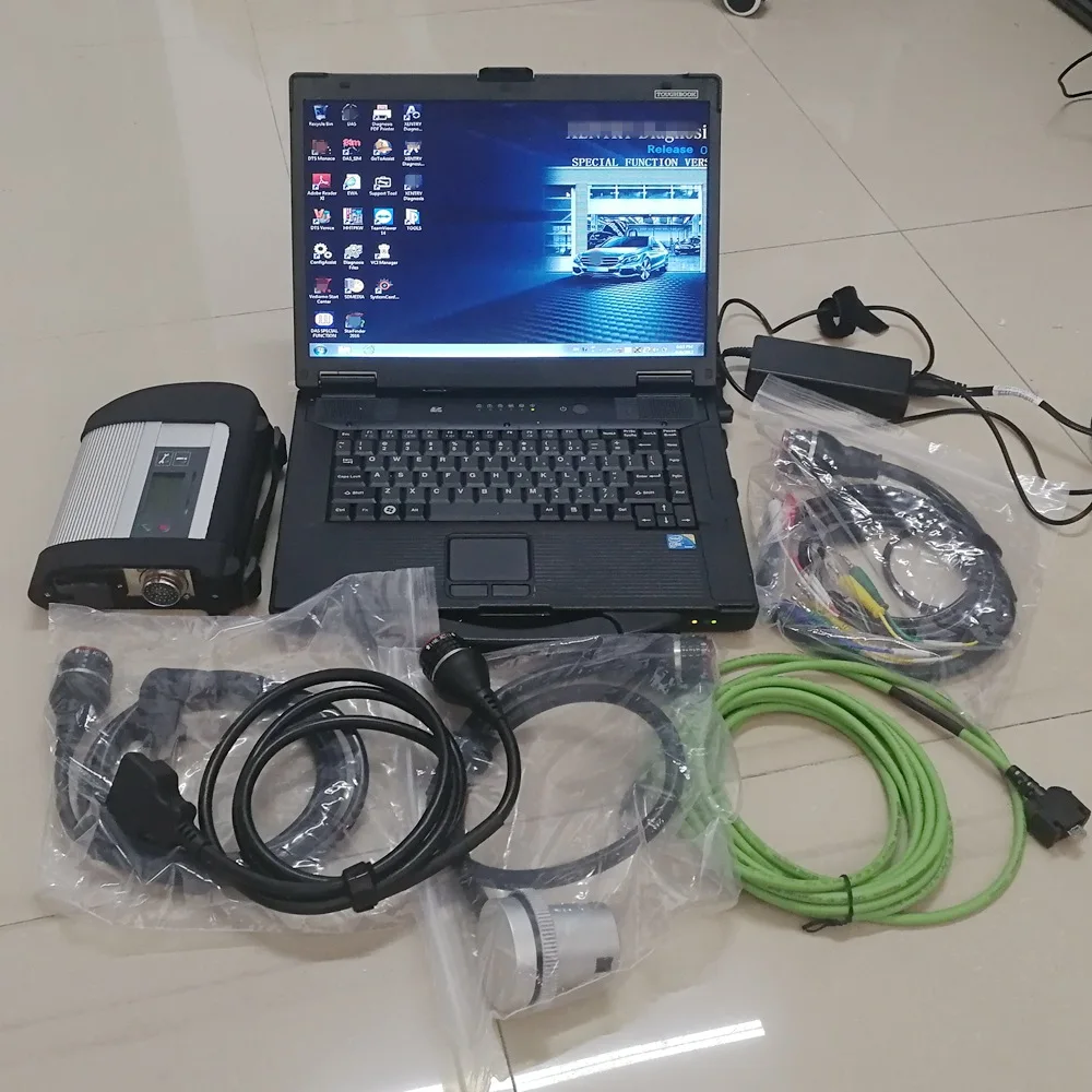 CF52 I5 4G 320GB HDD с V12/ HHTwin инженерное программное обеспечение+ Автоматическая диагностика Wifi MB STar C4 Sd Compact C4 OBD2 кабели интерфейс