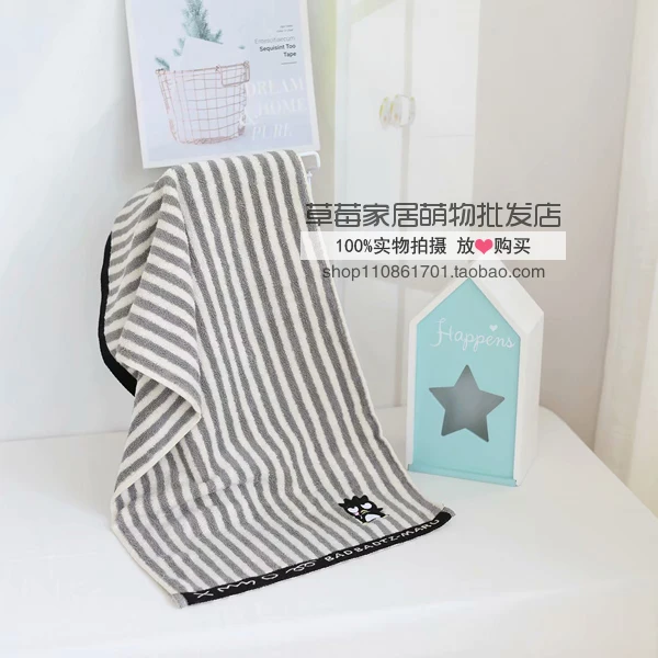 75x35 см мультяшная хеллокитти My Melody Cinnamoroll pompomprin Little Twin Stars BadBadtz-maru хлопковое банное полотенце мочалка