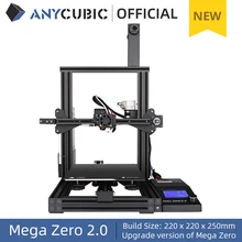 

ANYCUBIC Mega Zero 2.0 DIY 3D Printers 220*220*250cm desktop 3d printing Extruder Metal Frame Impresora 3D impressora