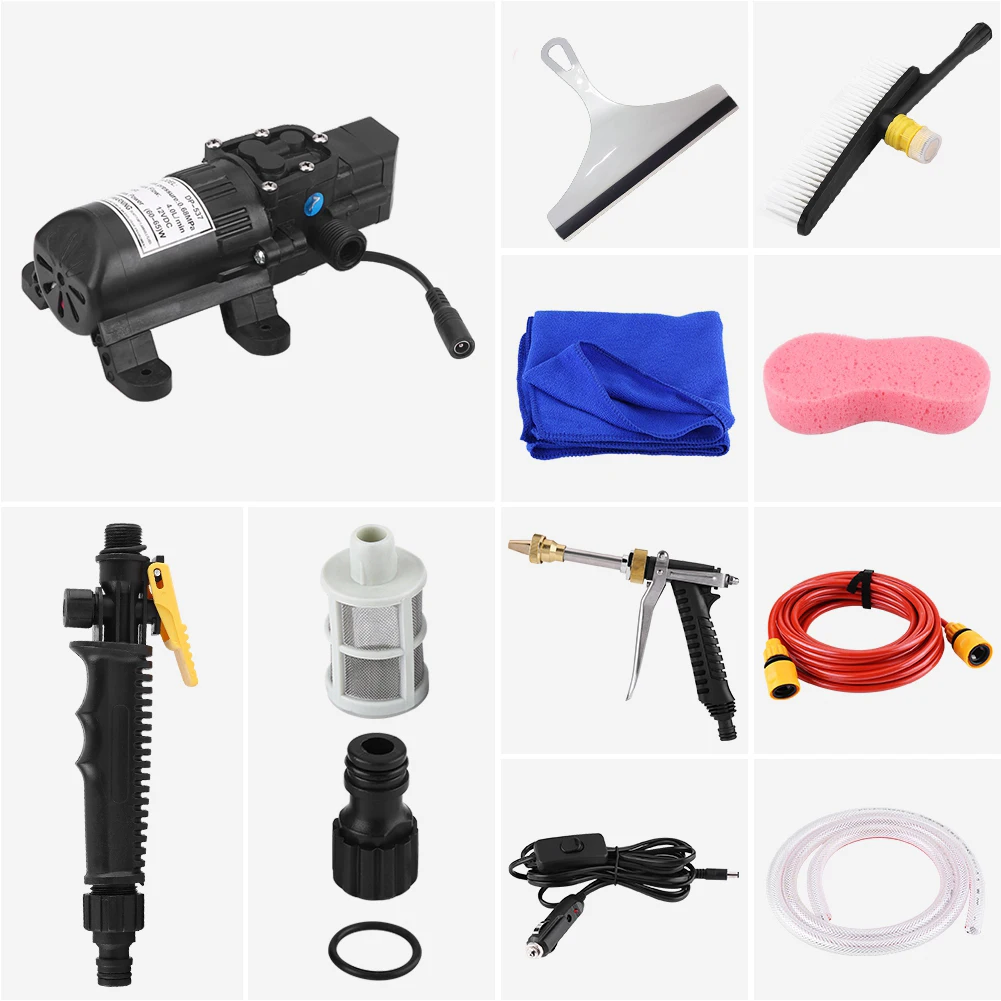 Bomba De Agua De 12V CC, PULVERIZADOR DE AGUA, Lámpara De Lavado De