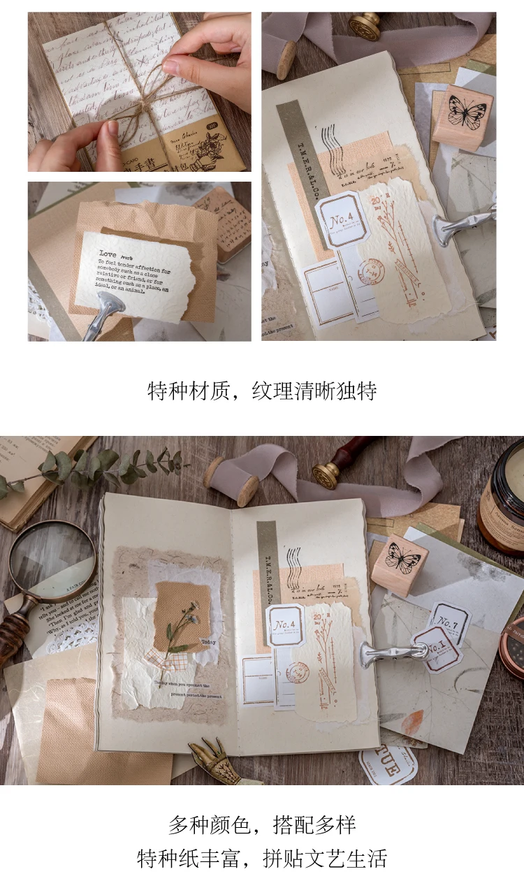 Mr.paper 30 Pcs/bag 4 Designs Vintage Style Paper Tip Temperature Series Creative Stationery Hand Account DIY Material Package Mr.paper 30 Pcs/bag 4 Designs Vintage Style Paper Tip Temperature Series Creative Stationery Hand Account DIY Material Package