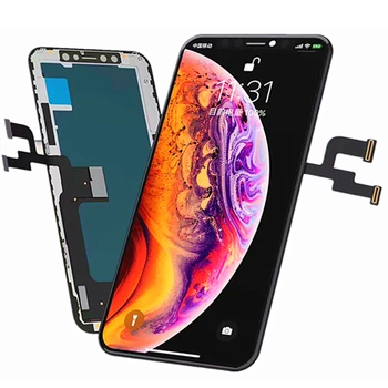 

Super AMOLED for iPhone X XS Max Good 3D Touch with OLED LCD Screen Digitizer Assembly Replacement Black for iPhone XS Display