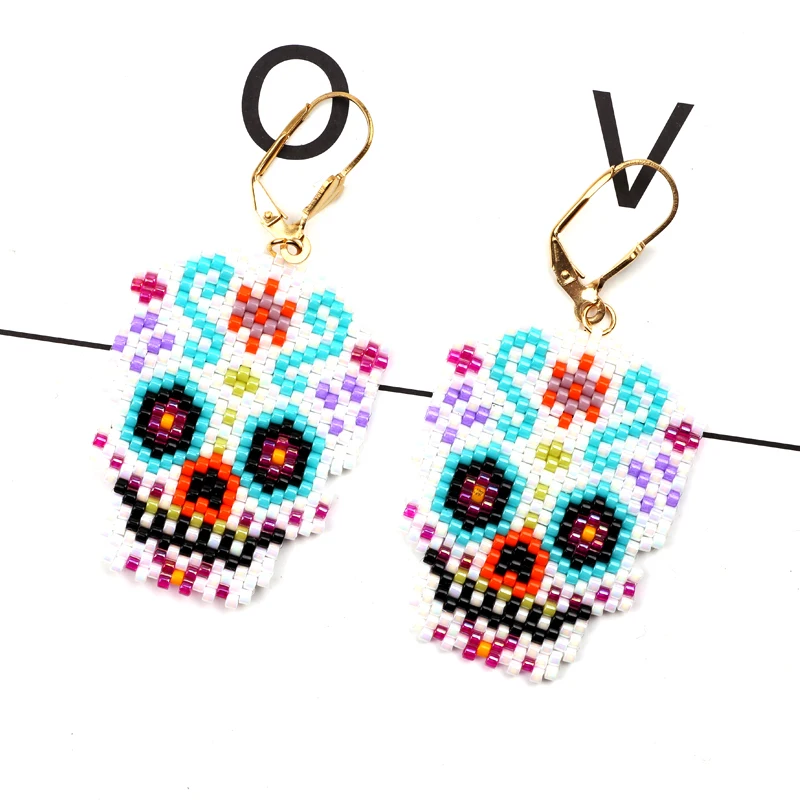 

FAIRYWOO Skeleton Colorful Personality Earring