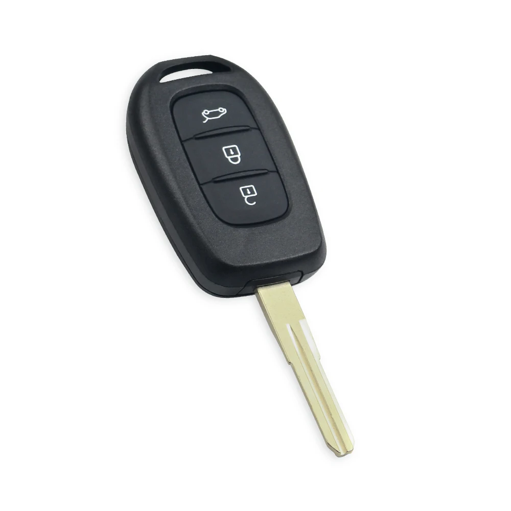 Dandkey 3 кнопки дистанционного ключа оболочки для Renault Duster Sandero Logan Clio Captur Лагуна сценическая Автомобильный Брелок чехол