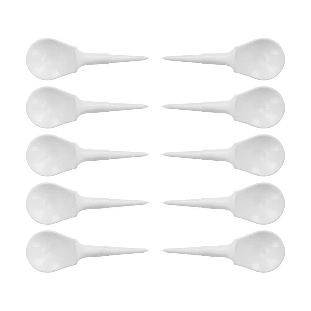 10 Pieces Plastic Novelty Anti-Slice Golf Tees Chair Tees Divot Tools White