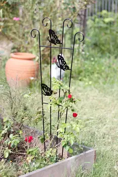 

Exported to Japan wrought iron pansy piece frame clematis rose climbing flower stand gardening miscellaneous goods garden decora