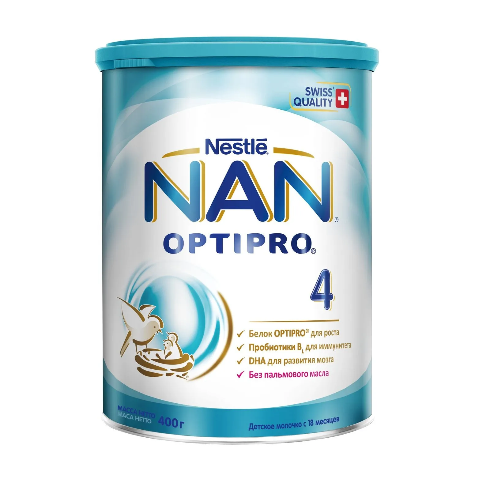 Смесь молочная Optipro Nestle NAN 4, с 18 мес., 400 г