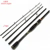 lure fishing rod M high carbon bass rod 2tips 1.8m-2.7m spinning and baitcasting free shipping ► Photo 3/6