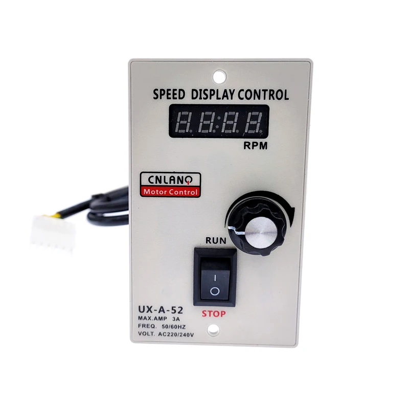 Motor Speed Controller Digital display 400W AC 220V Pinpoint Regulator Forward & Backward 50/60hz UX-A-52