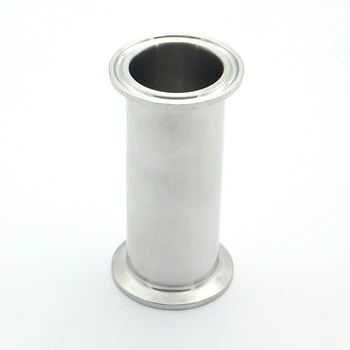 

38mm OD 304 Stainless Steel Pipe Sanitary Spool Tube Length 204mm 8" For Homebrew Fit 1.5" Tri Clamp