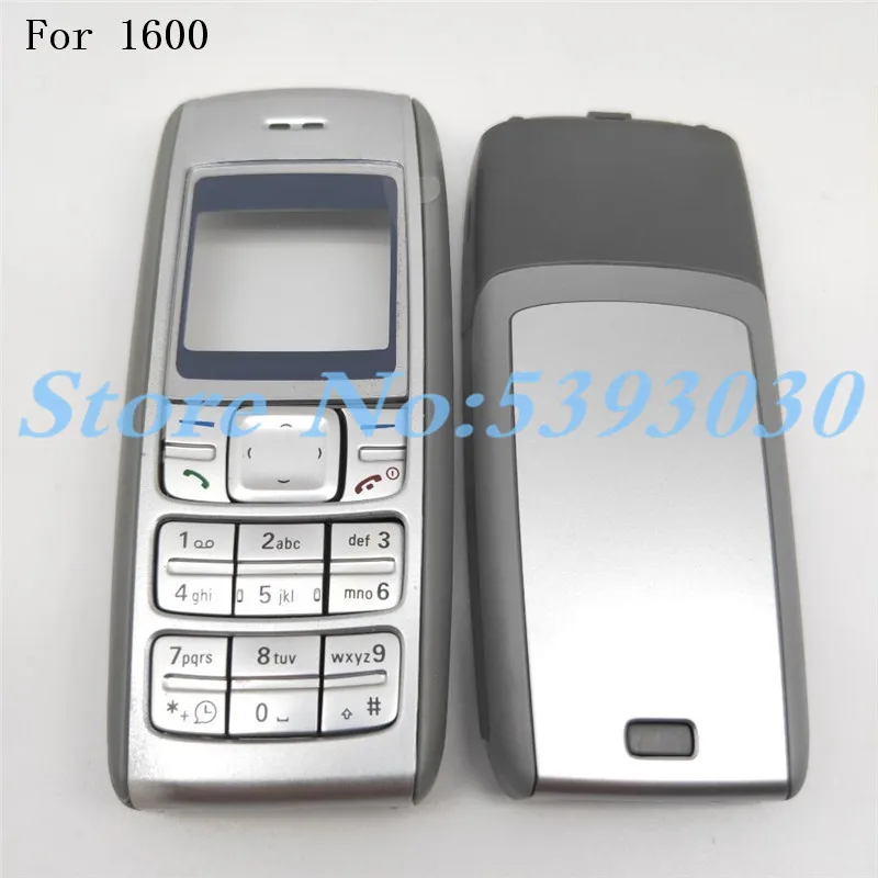 Новый Полный Мобильный телефон Корпус чехол + английский клавиатура для Nokia 1600 |