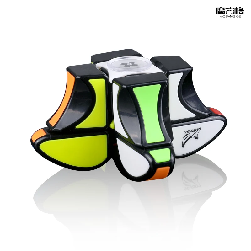 Qiyi Cube 1x3x3 ветряная мельница кончик пальца Fidget Spinner волшебный куб 2 в 1 головоломка