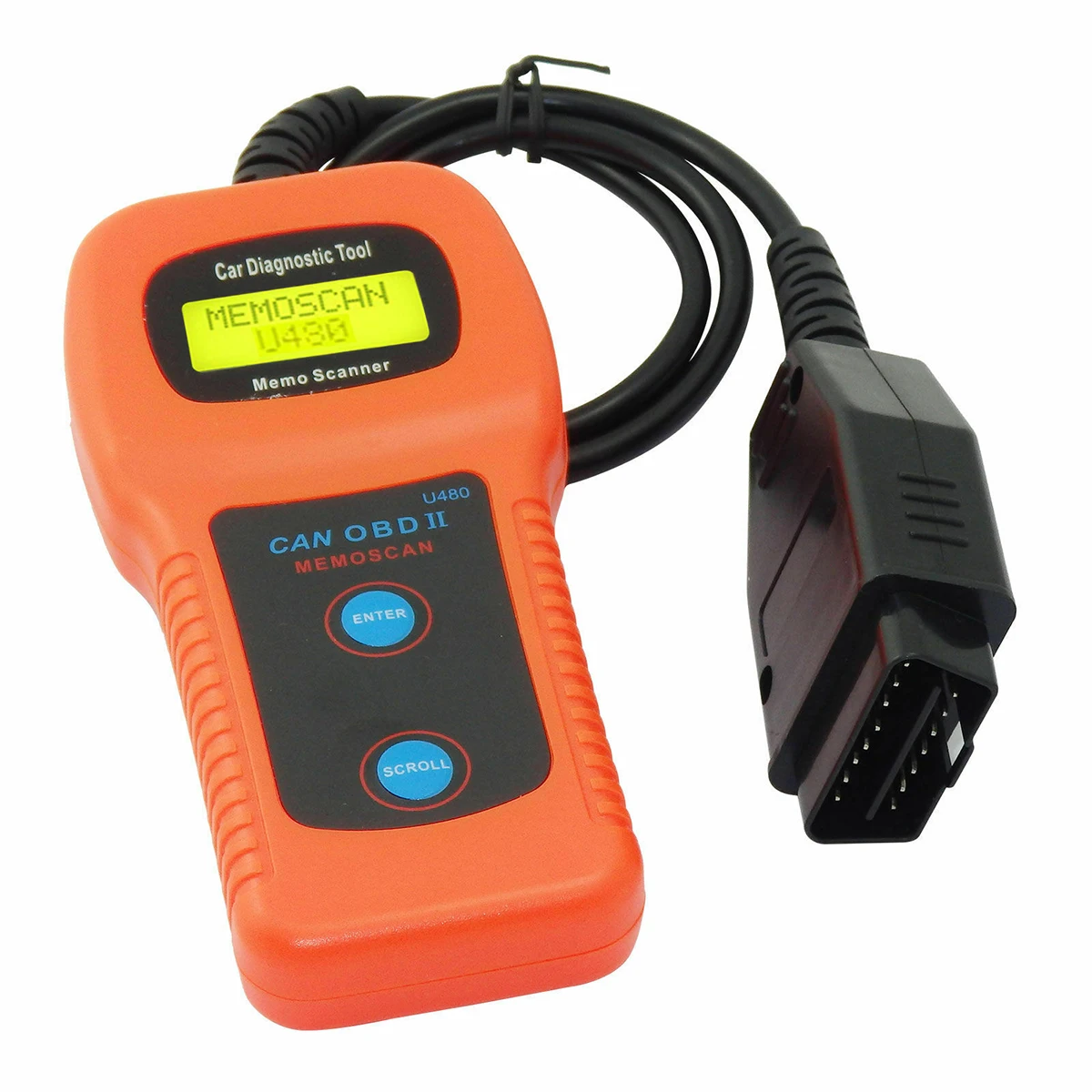DC12V lcd ручной OBD2 OBDII Автомобильный/грузовой Авто диагностический сканер для двигателя считыватель кодов неисправностей U 480 Автомобильный диагностический инструмент
