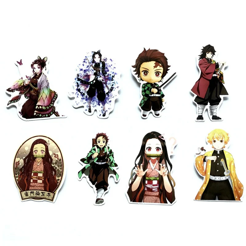 50 шт. Demon Slayer: Kimetsu No Yaiba аниме наклейка s граффити наклейка s чемодан багаж гитара для детей игрушки