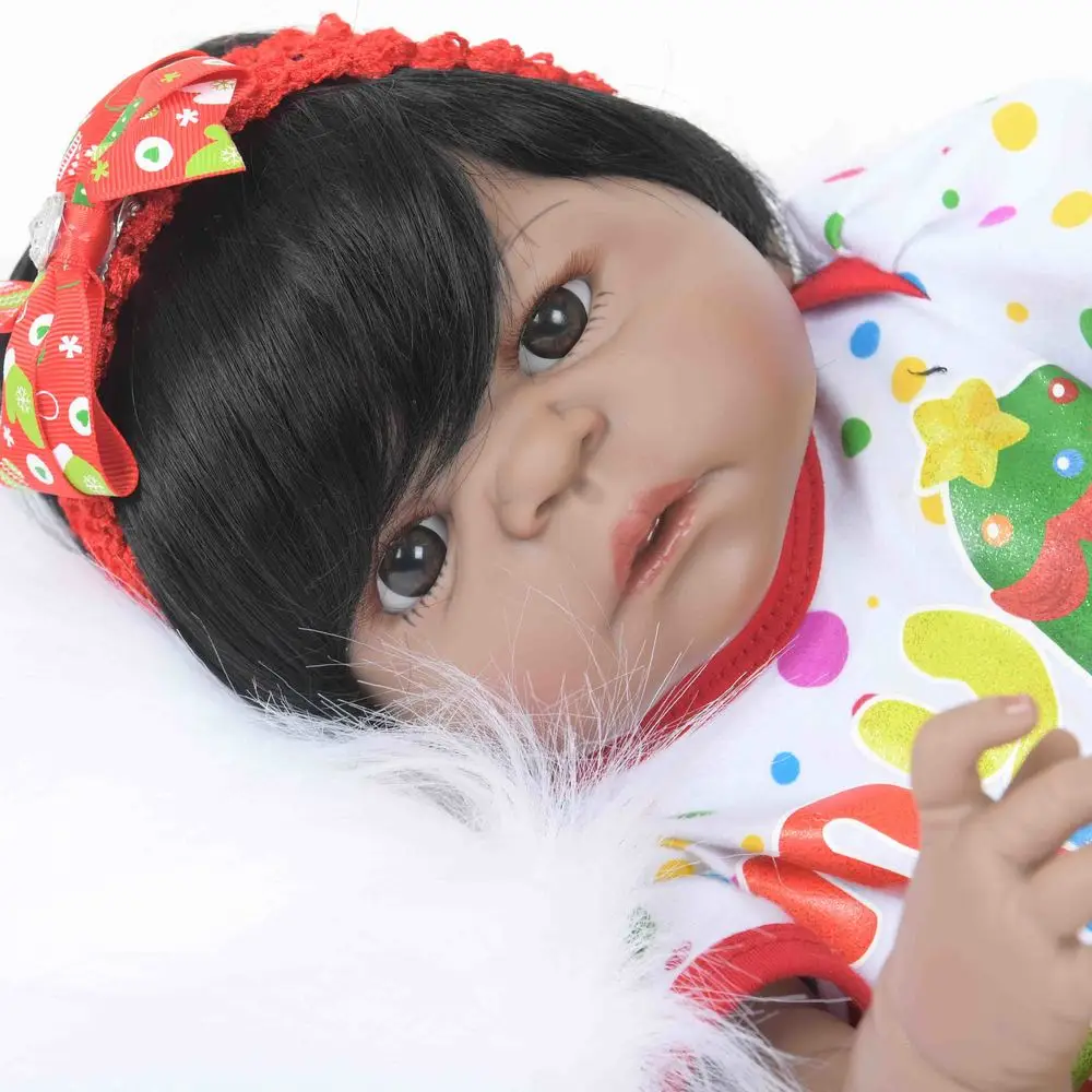 2" новейшие реалистичные куклы Bebe Reborn, полностью силиконовые игрушки ручной работы для детей, распродажа, подарок на день рождения, Рождество, 55 см