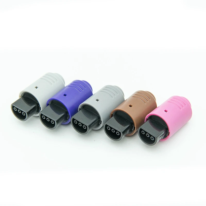 Replacement 3 Pin colorful male Connector Game Controller Socket plug for N64 wired controller - 2