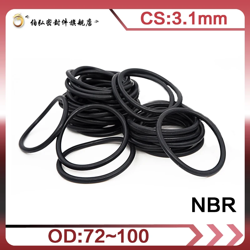 Бутадиен-нитрильный каучук o-образный кольцо круглого сечения 10 шт./лот NBR