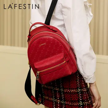 

LAFESTIN 2020 Early Spring New Women Bag Fashion large capacity backpack Brand exclusive custom pattern