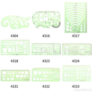 

Plastic Geometric Template Ruler Drawing Tools for student School Stationery Pro O01 20 Dropshipping
