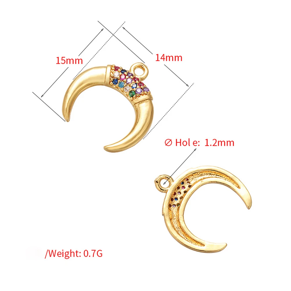 Женское ожерелье с подвеской в виде полумесяца из нержавеющей стали|Ожерелья