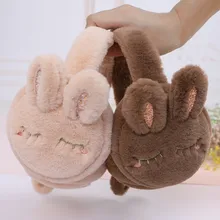 Унисекс зимние милые меховые наушники теплые наушники складные меховые теплые наушники#4