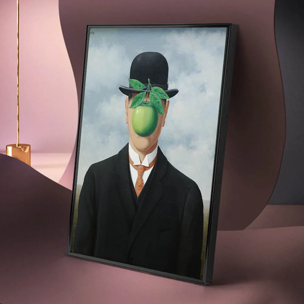 Сын человека от Rene Magritte Масляные картины печать на холсте художественные плакаты