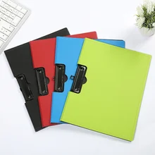4 шт./компл. ассорти цветов файл папка буфер обмена, для A4 Размер бизнеса, офиса, школы бумаги-горизонтальный