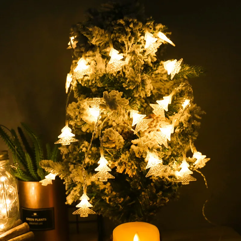 Tree Warm Утолщённой меховой опушкой, 1M 3M USB кабель с ротанговая Пальма клубок светодиодный гирлянды новогоднее; рождественское украшения гирлянды Рождественская елка украшения Kerst Decoratie, Q - Цвет: Tree Warm
