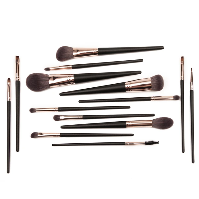 Shinedo Powder Eyeshadow Matte Black Color Soft Goat Hair Makeup Brushes  Set High Quality Cosmetics Tools Brochas Maquillage - AliExpress