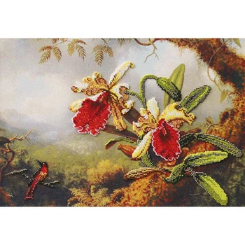 

B-562 set for embroidery with beads 'чарівна митмит, 27*39 cm
