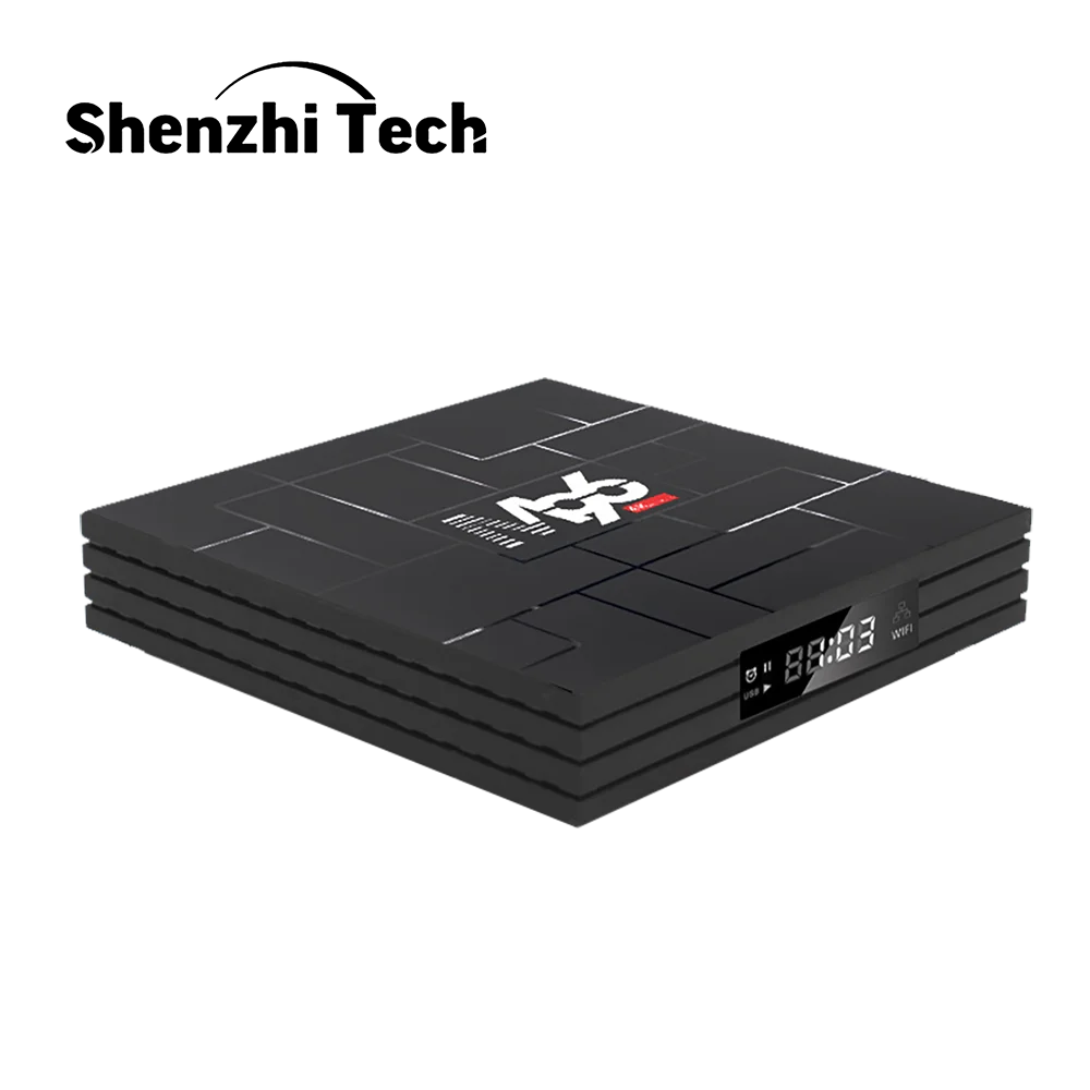 

2020 Smart TV Box Android 9.0 Rockchip RK3318 DDR3 4GB RAM 64GB ROM Set-Top Receiver M96 4K with 2.4G/ 5G WIFI Media Player