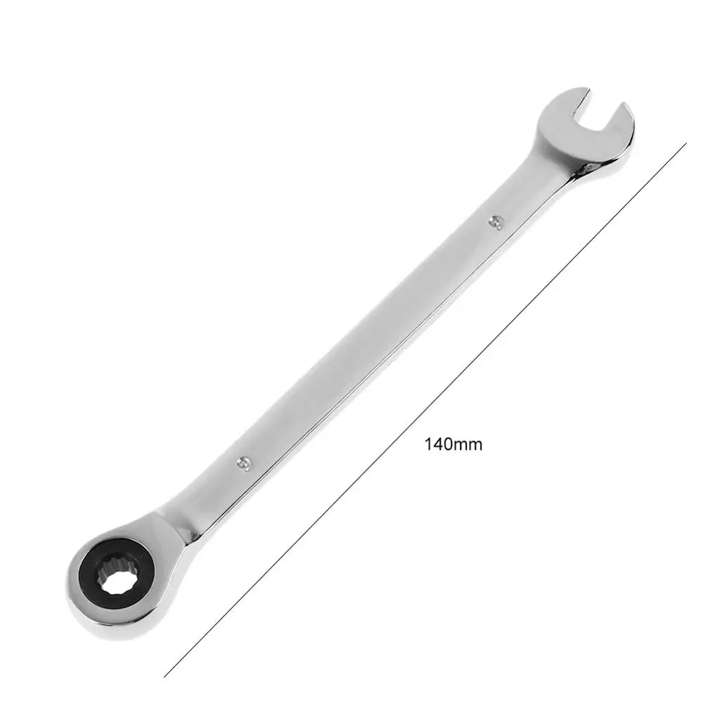as shown Adjustable Wrench Anti-rust Chromium Vanadium Steel Spanner Repair Hand Tool Hexagonal and Plum Blossom Holes with Twisted Nuts - Цвет: as shown