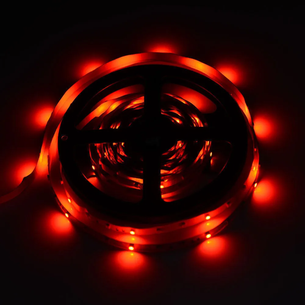 Светодиодная лента 5 м RGB 3528 300 LED SMD гибкая настольная подсветка световая лампа + 44