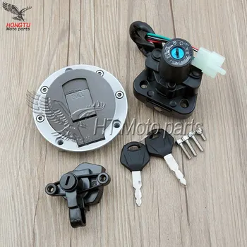 

Motorcycles Ignition Switch Gas Cap Seat Key Lock Set For Yamaha XJR 1200 XJR1300 XJR400 FZ400