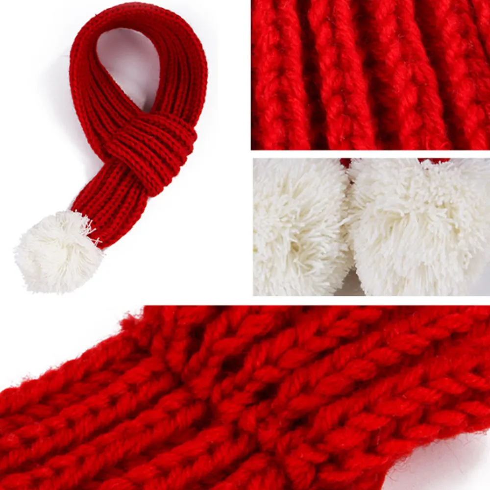 Зимний теплый ошейник для собак, Рождественский шарф для питомцев, кошек, аксессуары для питомцев, Рождественское украшение для питомца, шарф